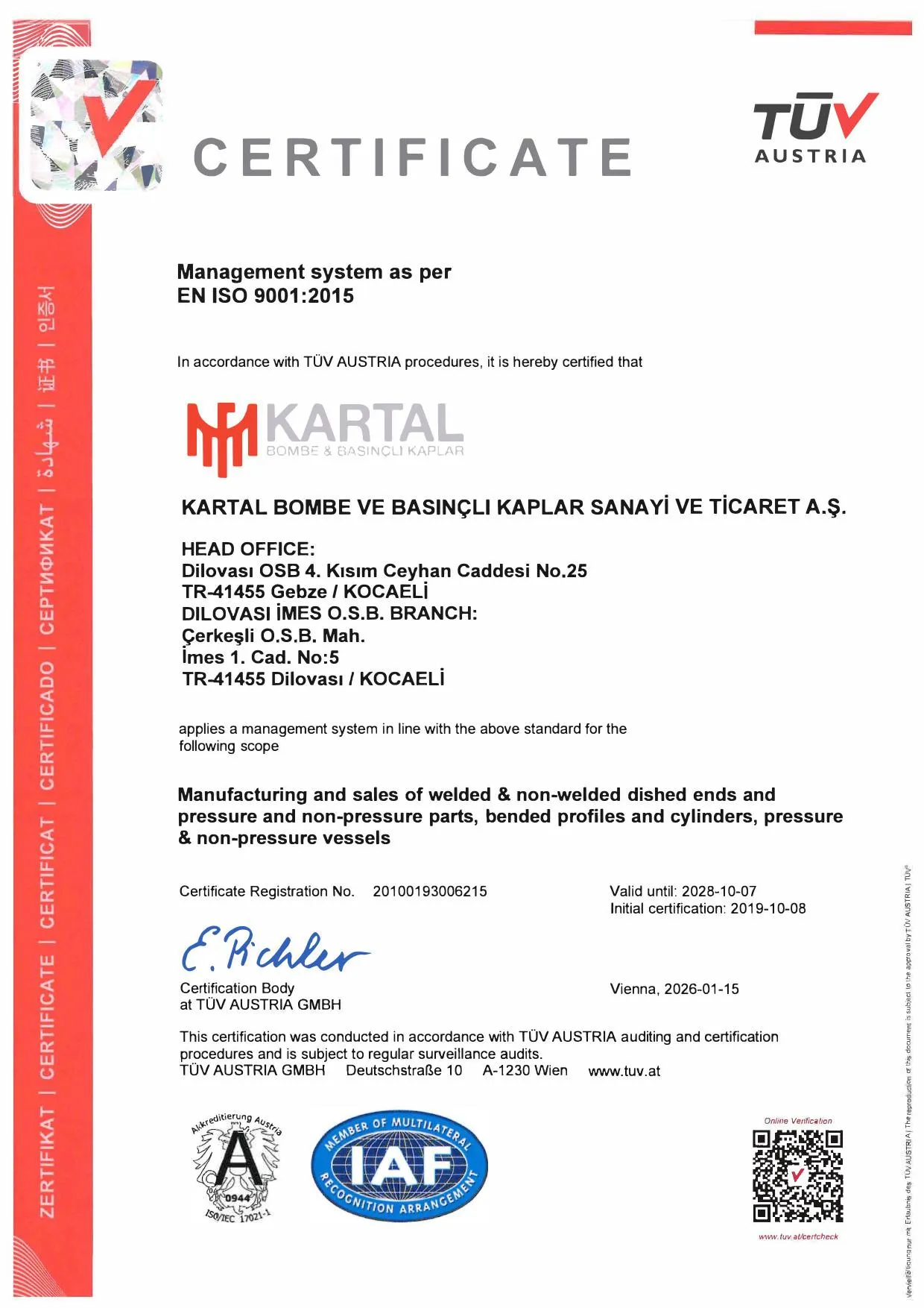 Certificate 1